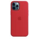 Силиконовый чехол MagSafe для iPhone 12 Pro Max, красный цвет (PRODUCT)RED
